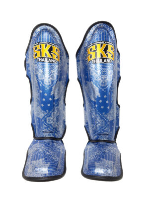 SKS Shinguards - Bandana (Metallic Blue-Silver)