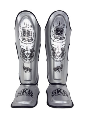 SKS Shinguards - Sakyant Original (Metallic Silver)